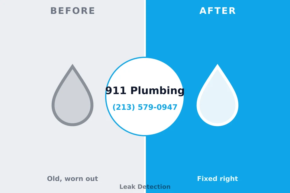 Before and after: plumbing repair Soda Springs, ID